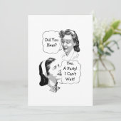 Retropartij Kaart (Staand voorkant)