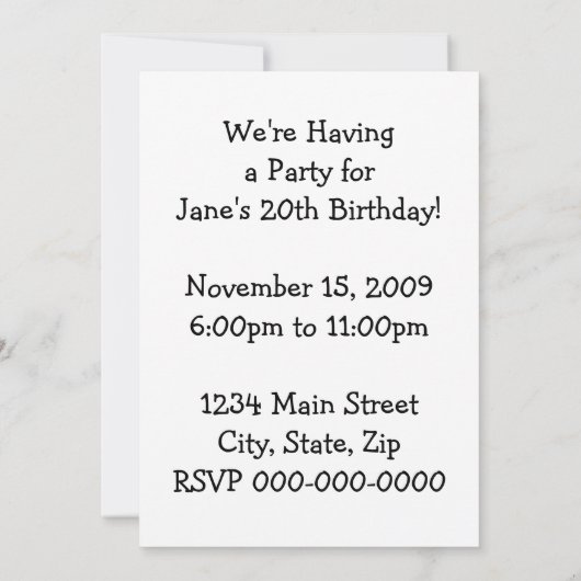 Retropartij Kaart (Achterkant)