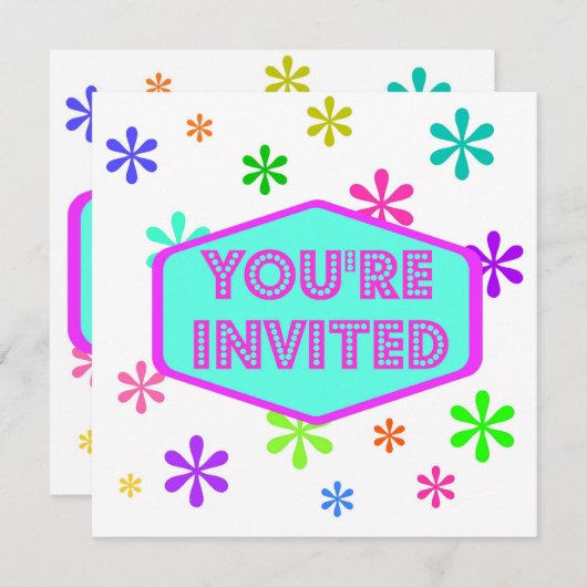 Retropartij Kaart (Voorkant / Achterkant)