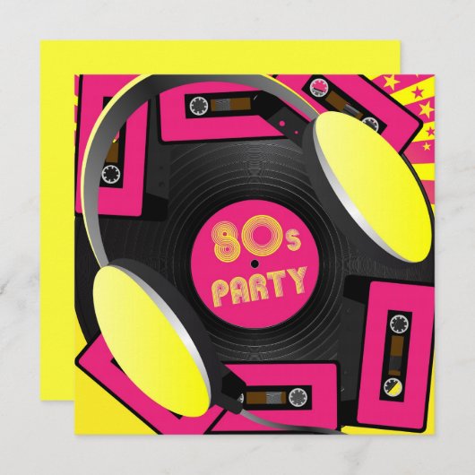 Retropartij Kaart (Voorkant / Achterkant)