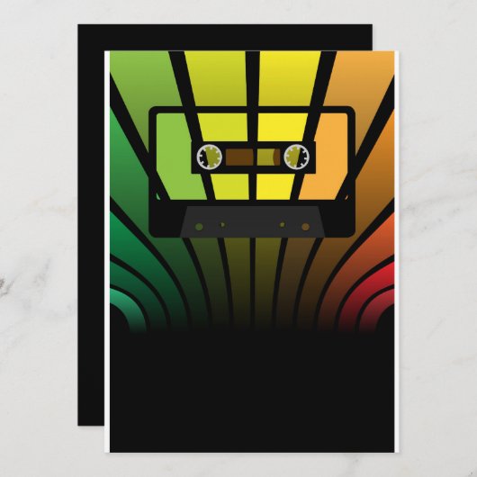 Retropartij Kaart (Voorkant / Achterkant)