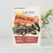 Retropartij Kaart (Staand voorkant)