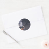 Retropartij Ronde Sticker (Envelop)