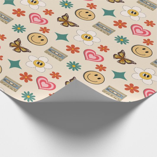 Retropatroon 01 cadeaupapier (Hoek)