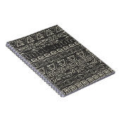 retropatroon. Aztec achtergrond. Notitieboek (Rechterzijde)