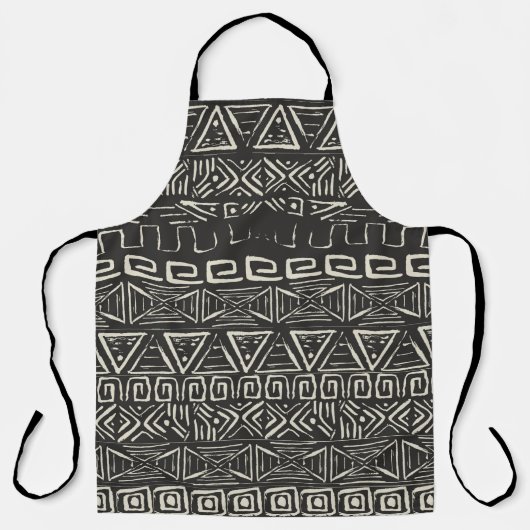 retropatroon. Aztec achtergrond. Schort (Voorkant)