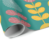 Retropatroon Cadeaupapier (Rol Hoek)