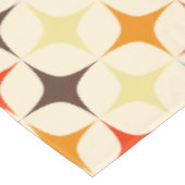 Retropatroon gekleurd tafelkleed (Gekanteld)