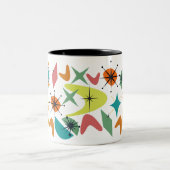 Retropatroon Mok uit het midden van de eeuw (Center)