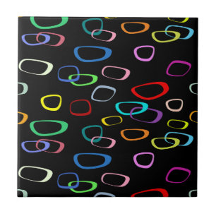 Retropatroon op tegeltje