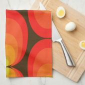 retropatroon theedoek (Quarter Fold)