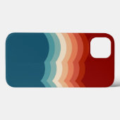 Retropatroon van 70 s Case-Mate iPhone case (Achterkant (horizontaal))