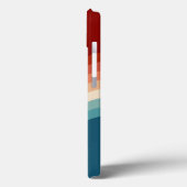 Retropatroon van 70 s Case-Mate iPhone case (Achterkant / Links)