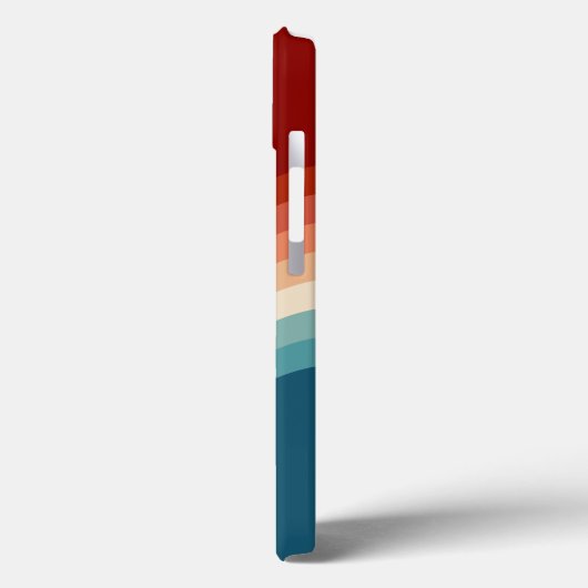 Retropatroon van 70 s Case-Mate iPhone case (Achterkant / Links)