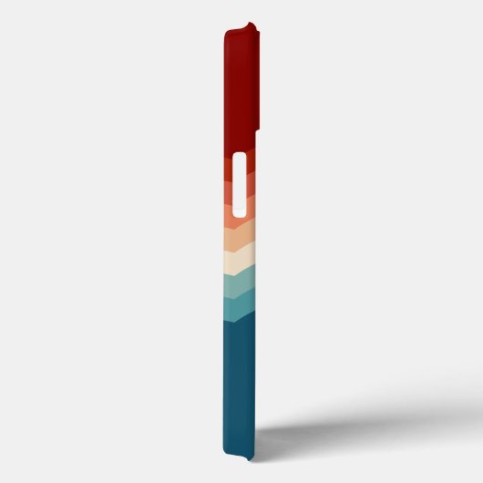 Retropatroon van 70 s Case-Mate iPhone case (Achterkant / Rechts)