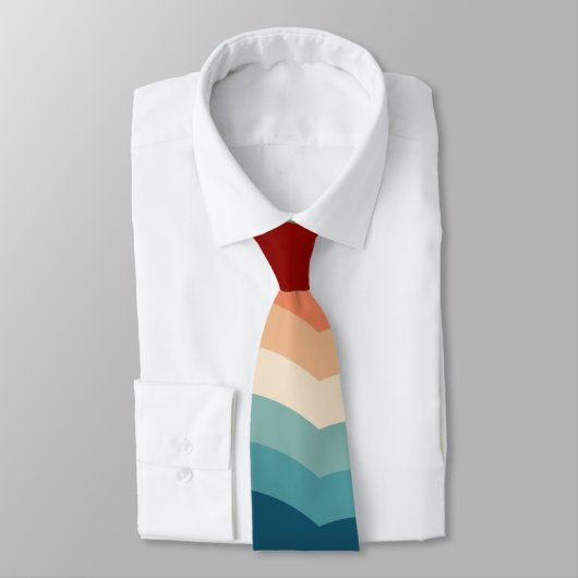 Retropatroon van 70 s stropdas (Gebonden)