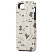 Retropatroon voor man 2 Case-Mate iPhone case (Achterkant Links)