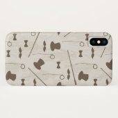 Retropatroon voor man 2 Case-Mate iPhone case (Achterkant (horizontaal))