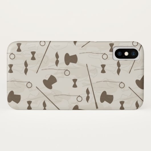 Retropatroon voor man 2 Case-Mate iPhone case (Achterkant (horizontaal))