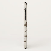 Retropatroon voor man 2 Case-Mate iPhone case (Achterkant/links)