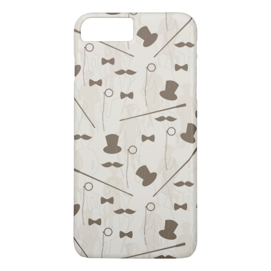 Retropatroon voor man 2 Case-Mate iPhone case (Achterkant)