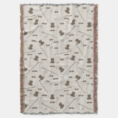 Retropatroon voor man 2 deken (Voorkant Verticaal)