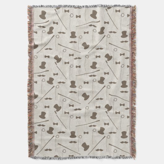 Retropatroon voor man 2 deken (Voorkant Verticaal)