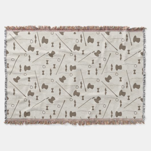 Retropatroon voor man 2 deken (Voorkant)