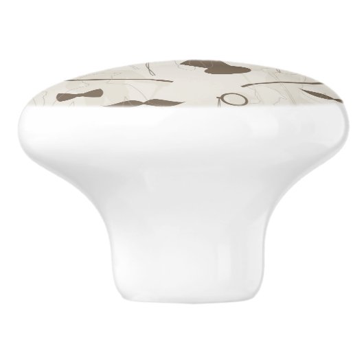 Retropatroon voor man 2 keramische knop (Zijkant)