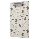 Retropatroon voor man 2 klembord (Links)