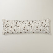 Retropatroon voor man 2 lichaamskussen (Achterkant)