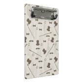 Retropatroon voor man 2 mini klembord (Schuin)