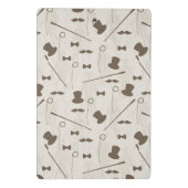 Retropatroon voor man 2 mini klembord (Achterkant)