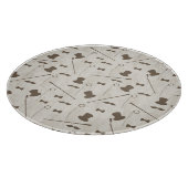 Retropatroon voor man 2 snijplank (Hoek)