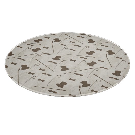 Retropatroon voor man 2 snijplank (Hoek)