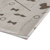 Retropatroon voor man 2 snijplank (Hoek)