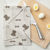 Retropatroon voor man 2 theedoek (Quarter Fold)