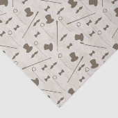 Retropatroon voor man 2 tissuepapier (Detail)