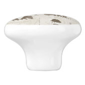 Retropatroon voor man keramische knop (Zijkant)