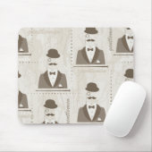 Retropatroon voor man muismat (Met muis)