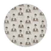 Retropatroon voor man snijplank (Voorkant)