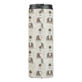 Retropatroon voor man thermosbeker (Achterkant)