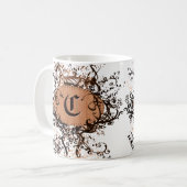 Retropatroonmonogram C Koffiemok (Voorkant links)
