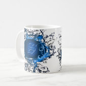 Retropatroonmonogram S Koffiemok (Voorkant links)