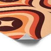 Retropatroonpatroon Poster (Hoek)