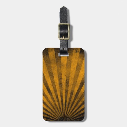 Retropatropatroachtergrond Bagagelabel (Voorkant verticaal)