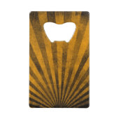 Retropatropatroachtergrond Creditkaart Flessenopener (Voorkant)