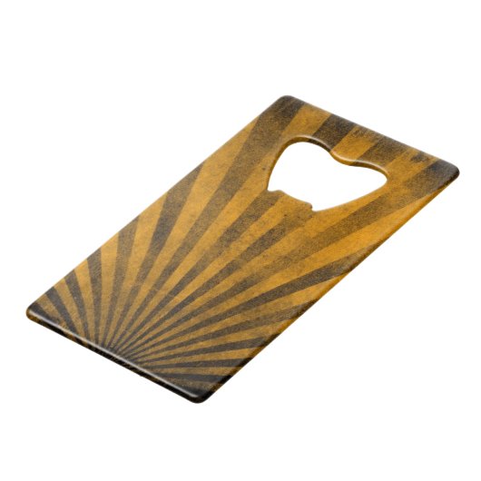 Retropatropatroachtergrond Creditkaart Flessenopener (Voorkant Gekanteld)