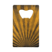 Retropatropatroachtergrond Creditkaart Flessenopener (Achterkant)