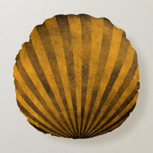 Retropatropatroachtergrond Rond Kussen